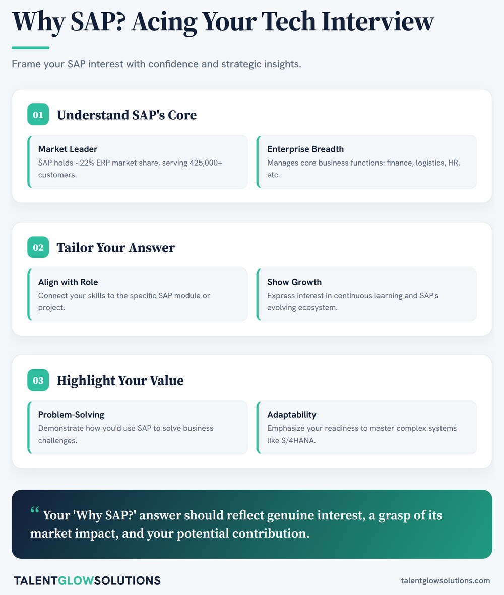 Infographic: Why SAP? Acing Your Tech Interview