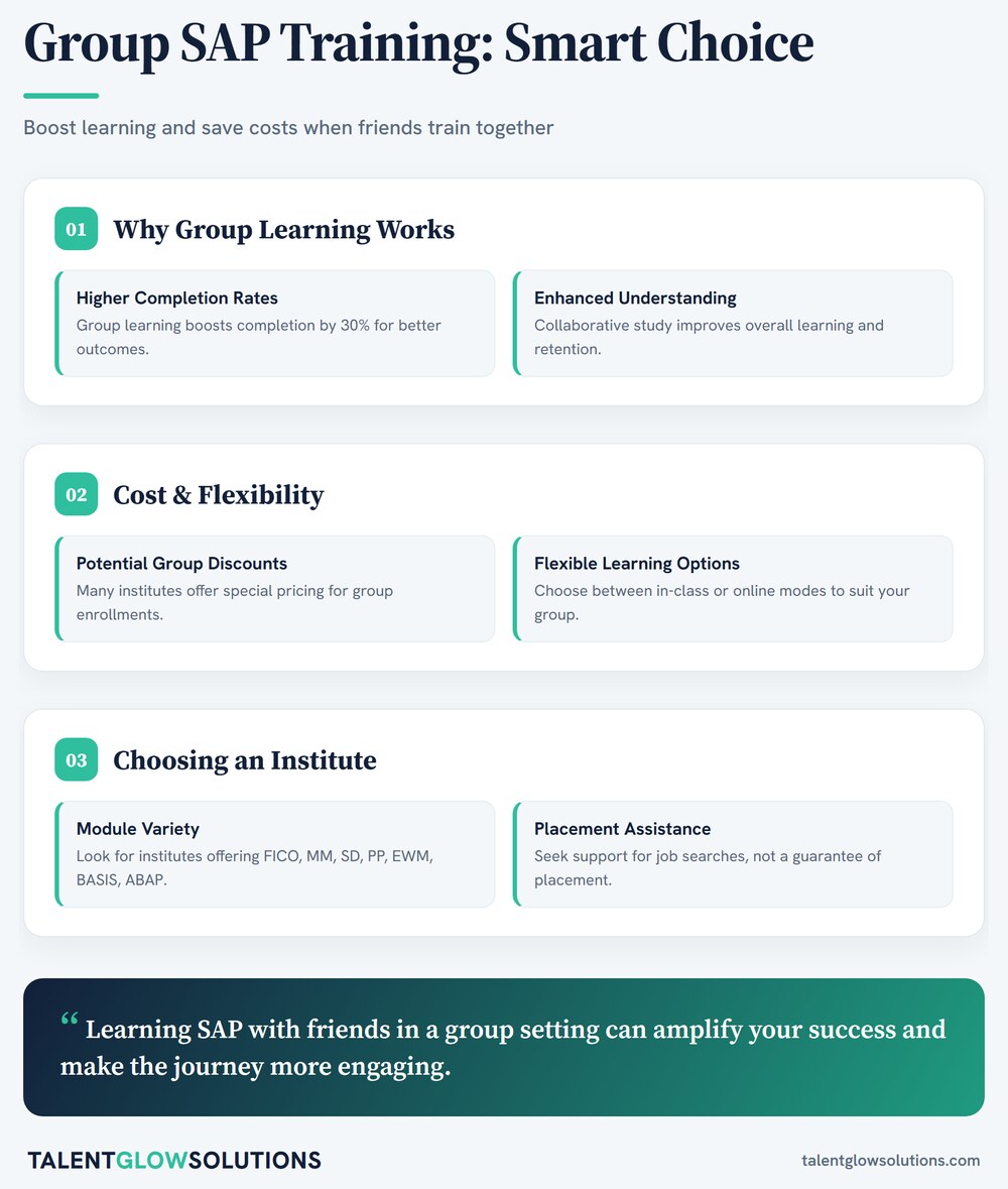 Infographic: Group SAP Training: Smart Choice